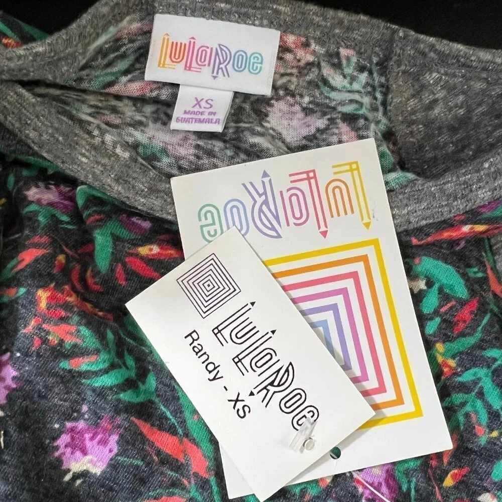 LuLaRoe Women's Size XS Randy Baseball Shirt NWT - Picture 6 of 6